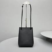 Okify Loewe Pebble Pouch Bag In Black 23x19x8cm  - 4