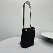 Okify Loewe Pebble Pouch Bag In Black 23x19x8cm  - 3