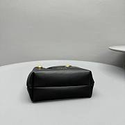 Okify Loewe Pebble Pouch Bag In Black 23x19x8cm  - 2