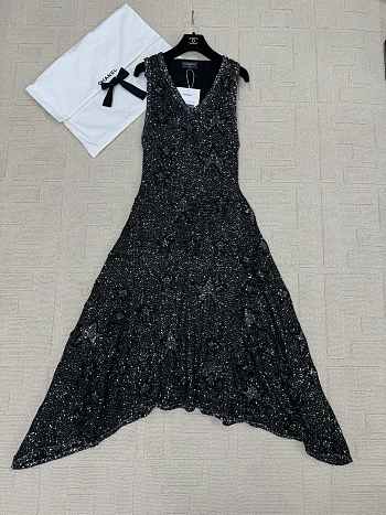Okify CC Black Sequin Star Dress 