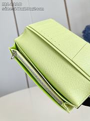 Okify Louis Vuitton Brazze Green Long Wallet M14110 10x19x2cm  - 3