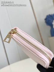 Okify Louis Vuitton Zippy Denim Long Wallet In Pink M13214 19x10x2cm  - 4