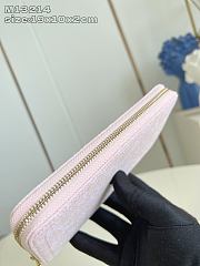 Okify Louis Vuitton Zippy Denim Long Wallet In Pink M13214 19x10x2cm  - 3