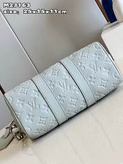 Okify Louis Vuitton Keepall 25 Mint Gray Bag M23163 25x15x11cm  - 4