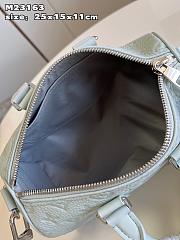 Okify Louis Vuitton Keepall 25 Mint Gray Bag M23163 25x15x11cm  - 2