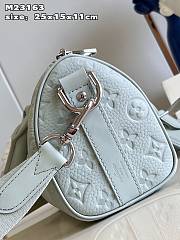 Okify Louis Vuitton Keepall 25 Mint Gray Bag M23163 25x15x11cm  - 5
