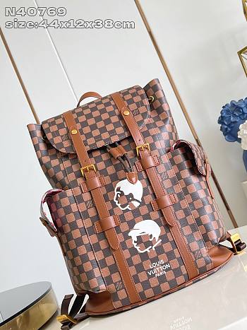Okify Louis Vuitton Christopher Backpack N40769 44x12x38cm 