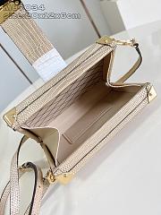 Okify Louis Vuitton Petite Malle Lizard Gold Trunk Bag M87034 20x12x6cm  - 5
