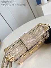 Okify Louis Vuitton Petite Malle Lizard Gold Trunk Bag M87034 20x12x6cm  - 2