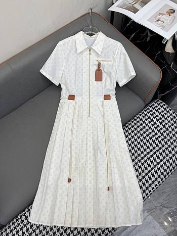 Okify Louis Vuitton White Polo Dress SML 