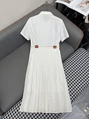 Okify Louis Vuitton White Polo Dress SML  - 4