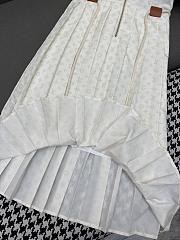 Okify Louis Vuitton White Polo Dress SML  - 2