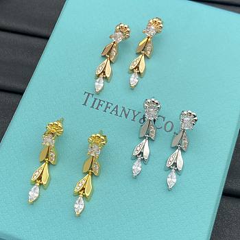 Okify Tiffany Gold/Rose Gold/Silver Earrings 23599