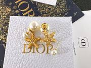Okify Dior Star Fish Gold Earrings  - 3