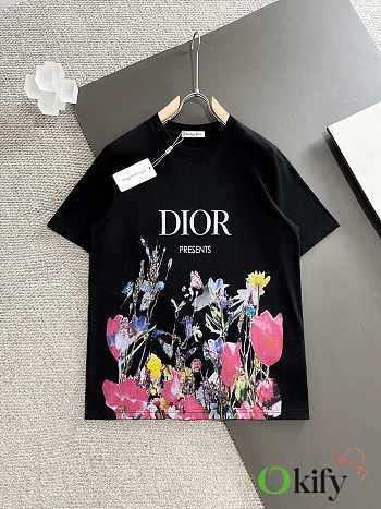 Okify Dior T-shirt White/ Black 14667