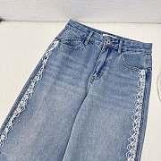 Okify MiuMiu Lace Jeans  - 5