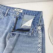 Okify MiuMiu Lace Jeans  - 3