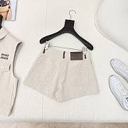 Okify MiuMiu Set Of Sleeveless Vest And Shorts  - 5
