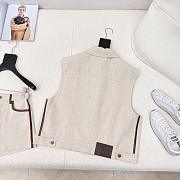Okify MiuMiu Set Of Sleeveless Vest And Shorts  - 3