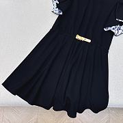 Okify Louis Vuitton Black Belt Dress  - 6