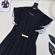 Okify Louis Vuitton Black Belt Dress  - 5