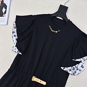 Okify Louis Vuitton Black Belt Dress  - 3