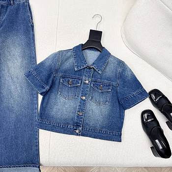 Okify Prada Denim Blue Jacket 23612