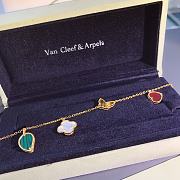 Okify VCA Four Different Charms Gold Bracelet - 2