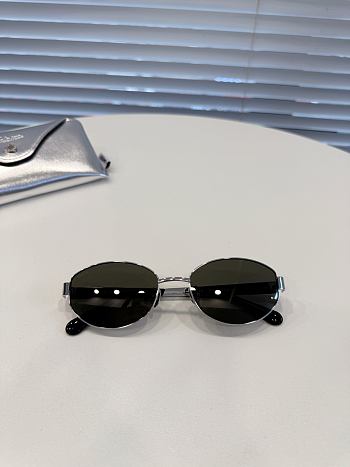 Okify Fakeme NoCap Sunglasses In Silver Frame