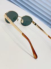 Okify Fakeme NoCap Sunglasses In Gold Frame Dark Green Lense - 6