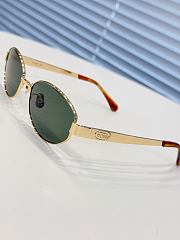 Okify Fakeme NoCap Sunglasses In Gold Frame Dark Green Lense - 5