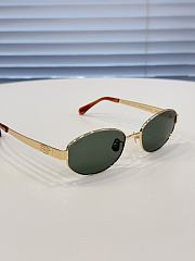 Okify Fakeme NoCap Sunglasses In Gold Frame Dark Green Lense - 2