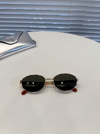 Okify Fakeme NoCap Sunglasses In Gold Frame Gray Lense