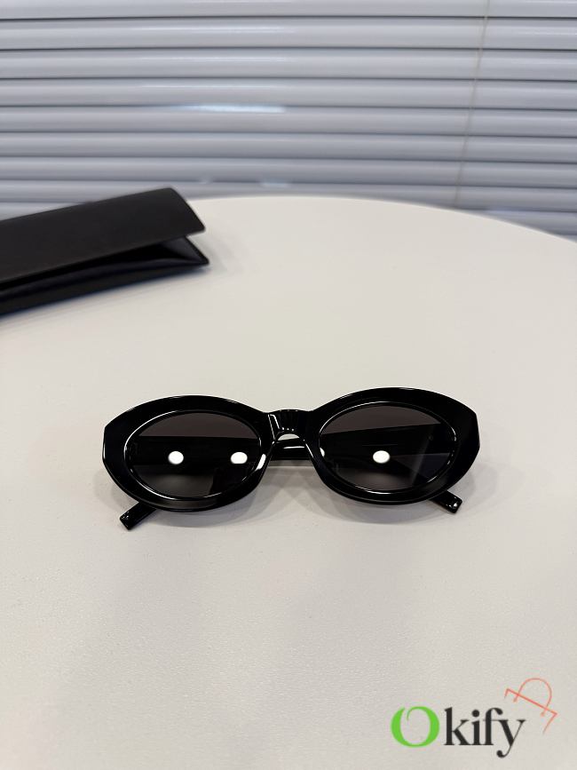 Okify YSL SL M 136/F Black Sunglasses - 1