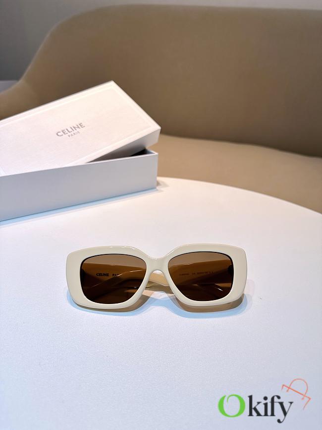 Okify Celine CL40216 Sunglasses In White - 1