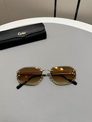Okify Cartier CT0468S Sunglasses In Brown - 1