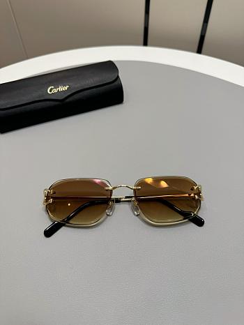 Okify Cartier CT0468S Sunglasses In Brown