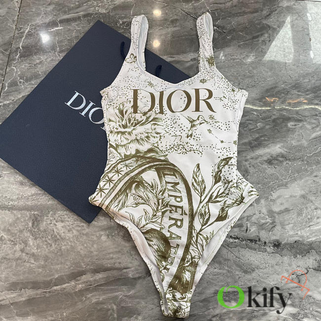 Okify Dior White Swimming Suit S-XL 23638 - 1
