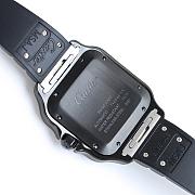 Okify Cartier De Santos Watch In Black  - 5