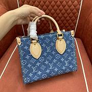 Okify Louis Vuitton OnTheGo Denim Bag M14633 25x19x11.5cm - 2