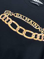Okify Balmain Black T-shirt SML 23671 - 3