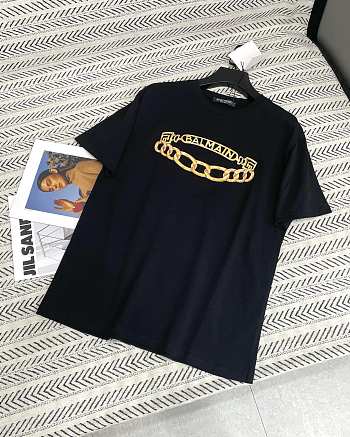 Okify Balmain Black T-shirt SML 23671