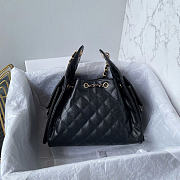 Okify CC 25 Hobo Bag In Black 30x26x14cm - 5