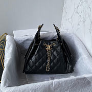 Okify CC 25 Hobo Bag In Black 30x26x14cm - 1