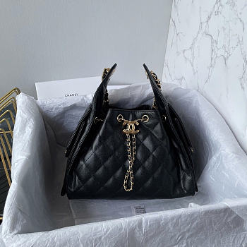 Okify CC 25 Hobo Bag In Black 30x26x14cm