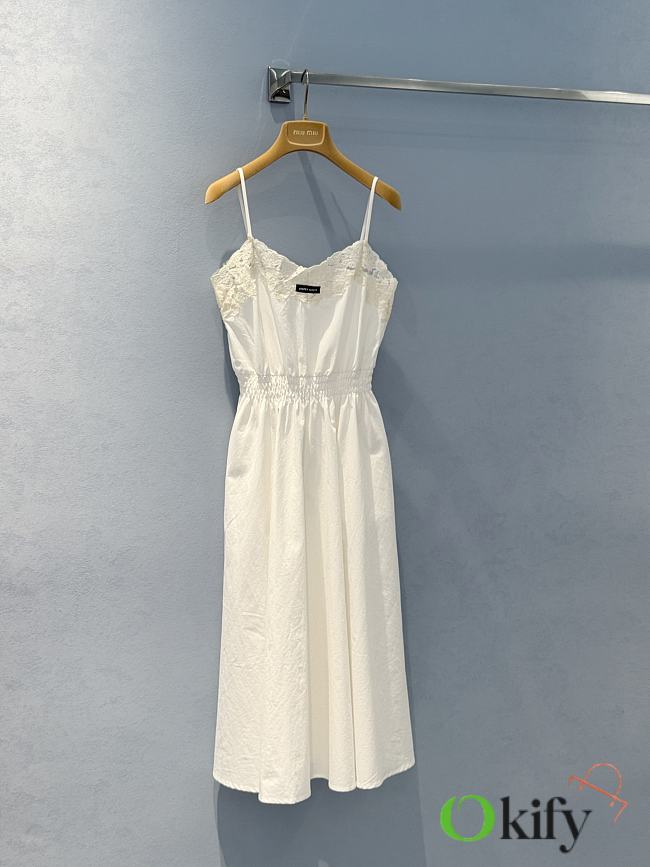 Okify MiuMiu White Dress SML  - 1