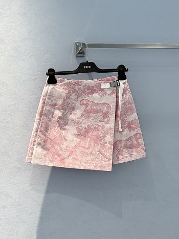 Okify Dior Forest Skirt Pants In Pink SML 