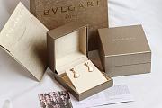 Okify Bvlgari White Shell Gold Earrings  - 2