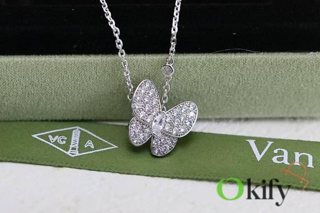 Okify VCA Diamond Butterfly Necklace  - 1