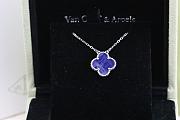 Okify VCA Dark Purple Silver Necklace  - 3